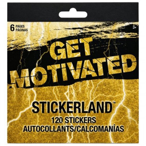 Motivation 6 Page Mini Stickerland Pad Motivation 6 Page Mini Stickerland Pad