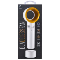 POM Gear Bladeless Fan in Gold & White