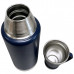 51 oz Stinless Steel Jumbo Vacuum Bottle with Twist Off Mug in Navy Blue