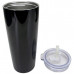 Koozie 30 Oz Stainless Steel BPA Free Vacuum Tabler with Built in Straw in Black