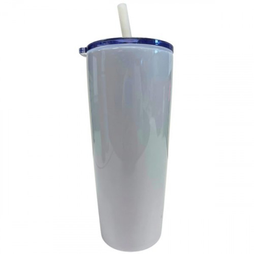 Koozie 30 Oz Stainless Steel BPA Free Vacuum Tabler with Built in Straw in White Koozie 30 Oz Stainless Steel BPA Free Vacuum Tabler with Built in Straw in White