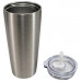 Koozie 30 Oz Stainless Steel BPA Free Vacuum Tabler with Built in Straw in Royal Silver Koozie 30 Oz Stainless Steel BPA Free Vacuum Tabler with Built in Straw in Royal Silver