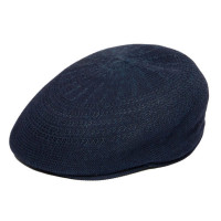 Mens Knit Driver Hat with Ventilated Crown in Navy Blue