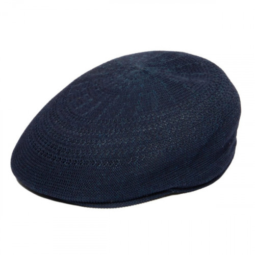 Mens Knit Driver Hat with Ventilated Crown in Navy Blue Mens Knit Driver Hat with Ventilated Crown in Navy Blue
