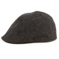 Mens 6 Panel Perfect Fit Driver Hat in Charcoal Gray