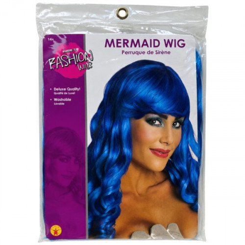 Long Wavy Blue Mermaid Costume Wig Long Wavy Blue Mermaid Costume Wig