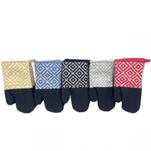Revival Brands Neoprene Oven Mitt in Assorted Geometric Designs and Colors
