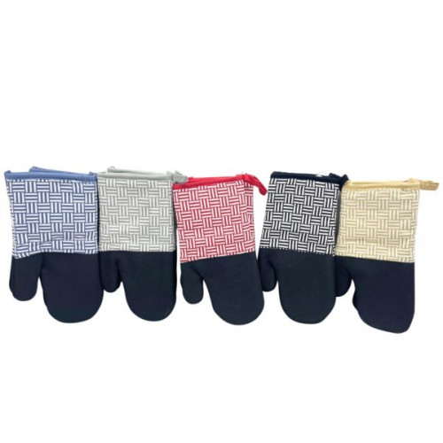 Revival Brands Neoprene Oven Mitt in Assorted Crosshatch Designs and Colors Revival Brands Neoprene Oven Mitt in Assorted Crosshatch Designs and Colors