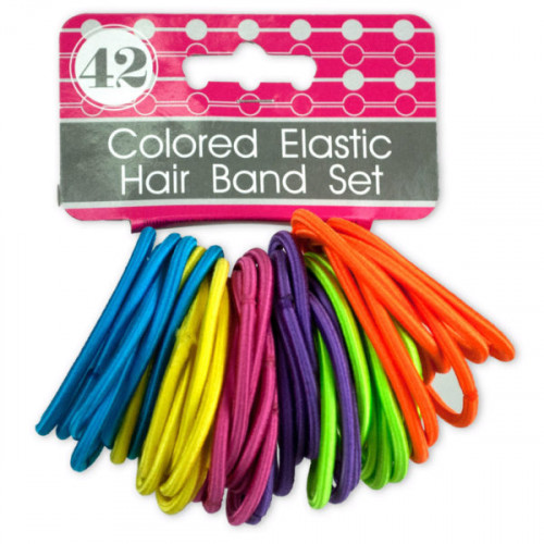 Colored Elastic Hair Bands Set Colored Elastic Hair Bands Set