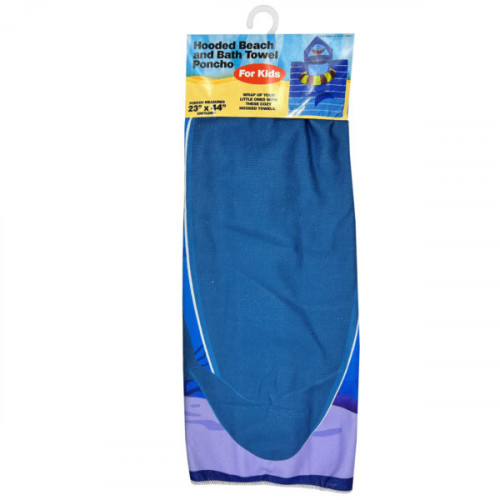 Hooded Beach and Bath Towel Poncho for Kids Assorted Designs Hooded Beach and Bath Towel Poncho for Kids Assorted Designs