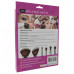 6 Piece Iridescent Handle Make-Up Brush Beauty Kit 6 Piece Iridescent Handle Make-Up Brush Beauty Kit