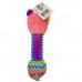 Stuffed Animal Pet Chew Toy Squeaking Ball with Rubber Body Stuffed Animal Pet Chew Toy Squeaking Ball with Rubber Body