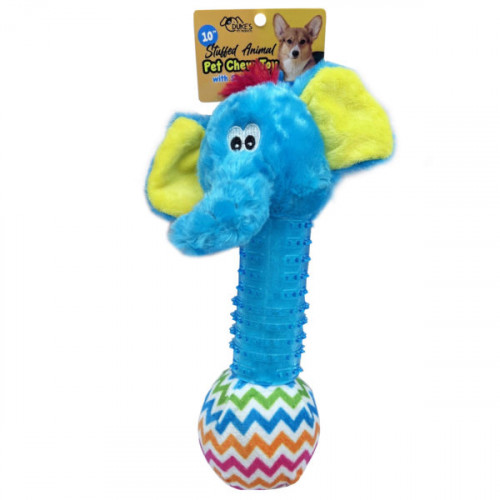 Stuffed Animal Pet Chew Toy Squeaking Ball with Rubber Body Stuffed Animal Pet Chew Toy Squeaking Ball with Rubber Body
