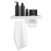 Self Adhesive Bathroom Organizer with Two Slide Bars Self Adhesive Bathroom Organizer with Two Slide Bars