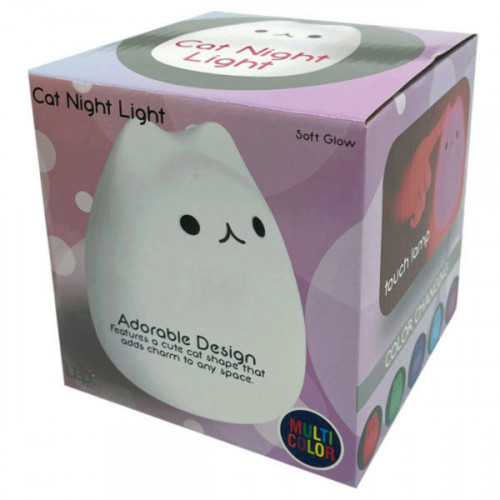 Soft Mushy Color Changing Cat Lamp Night Light Soft Mushy Color Changing Cat Lamp Night Light