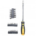 31 Piece Ratcheting Screwdriver Bits & Socket Set 31 Piece Ratcheting Screwdriver Bits & Socket Set