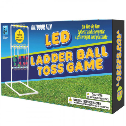 LED Ladder Ball Toss Game Set