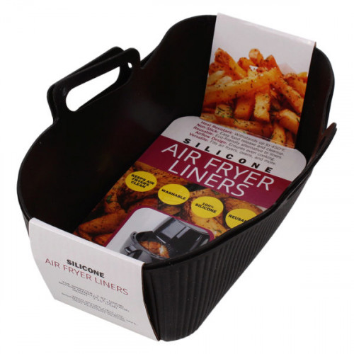 2 Pack Rectangle Heat Resistant Air Fryer Silicone Liners 2 Pack Rectangle Heat Resistant Air Fryer Silicone Liners
