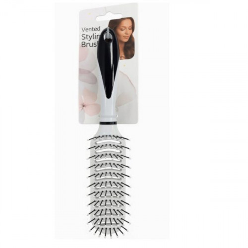 Classic White and Black Skeleton Paddle Hair Brush Classic White and Black Skeleton Paddle Hair Brush