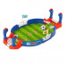 Foosball Style Tabletop Soccer Game with Manual Goalie Control Foosball Style Tabletop Soccer Game with Manual Goalie Control