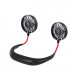 Portable Neckband Dual Fan Hands Free Adjustable Cooling Device Portable Neckband Dual Fan Hands Free Adjustable Cooling Device