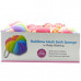 Rainbow Mesh Bath Sponge for Body Washing with Countertop Display