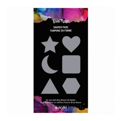 Brea Rose 18 Piece Assorted Shaped Pads Brea Rose 18 Piece Assorted Shaped Pads