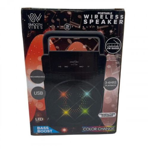 Portable Speaker with Built In Handle and FM Radio