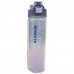 Sparkling 20 Oz Blue Plastic Water Bottle with Safety Lock and Handle Sparkling 20 Oz Blue Plastic Water Bottle with Safety Lock and Handle