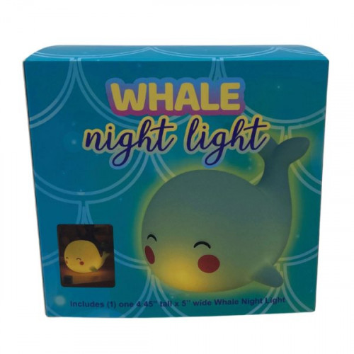 Blue Whale Shaped Night Light Softly Glowing LED Lamp Blue Whale Shaped Night Light Softly Glowing LED Lamp