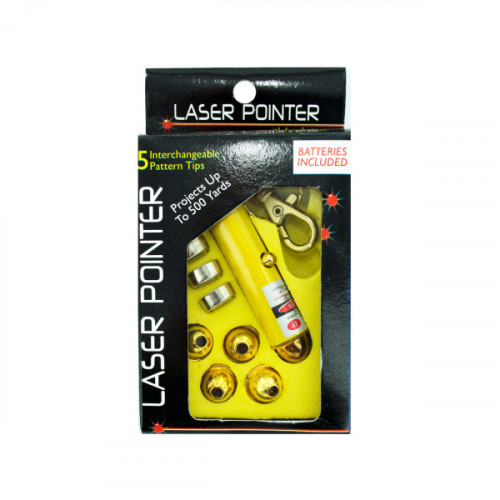 Laser Pointer Key Chain with Interchangeable Heads Laser Pointer Key Chain with Interchangeable Heads