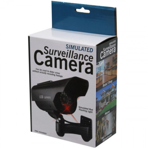 Dummy CCTV Camera with Flashing LED Dummy CCTV Camera with Flashing LED