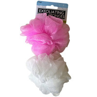 2 Piece Exfoliating Bath Sponge Set