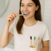 4 Pack Bamboo Toothbrush Set