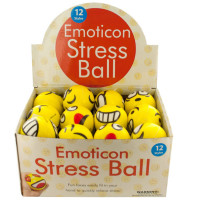 Emoticon Stress Ball Countertop Display