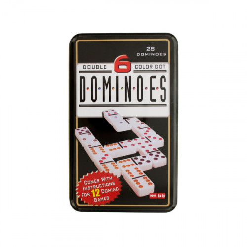 Double 6 Color Dot Dominoes Game Set Double 6 Color Dot Dominoes Game Set