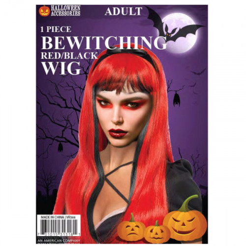 Red and Black Edge Bewitching Women Wig Red and Black Edge Bewitching Women Wig