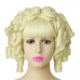 Blonde Curled Ghost Doll Wig
