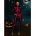 Women's Vibrant Pink Classic Skeleton Bodysuit