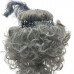 Glamorous 1920s Vintage Silver Flapper Wig