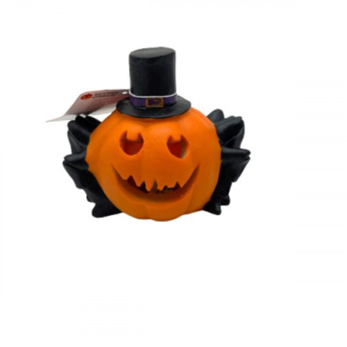 Resin Festive Pumpkin with Spider Legs and Black Top Hat Whimsical Halloween Decor Resin Festive Pumpkin with Spider Legs and Black Top Hat Whimsical Halloween Decor