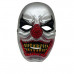 Scary Glamorous Clown Mask with Gems Halloween Costume Accessory