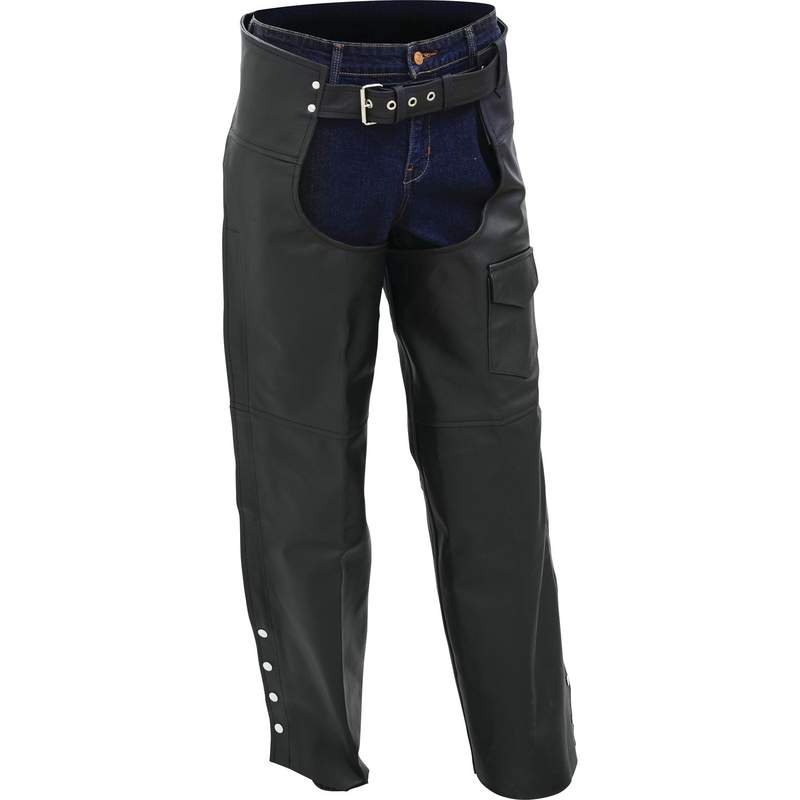 3X BNFUSA BKCHPSLB3X Rocky Mountain Hides Buffalo Leather Motorcycle Chaps 3X BNFUSA BKCHPSLB3X Rocky Mountain Hides Buffalo Leather Motorcycle Chaps