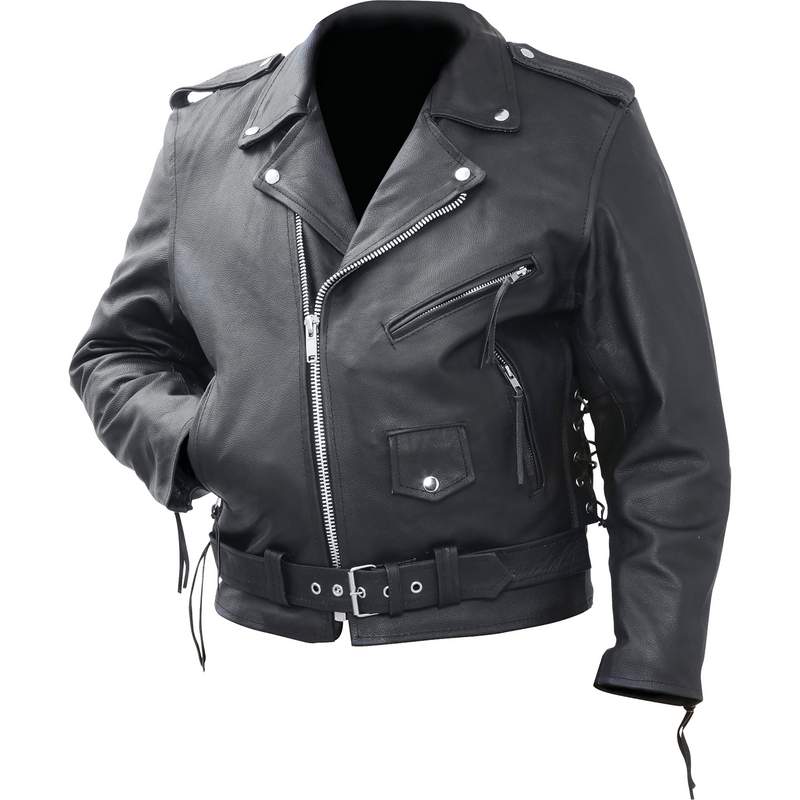 Rocky Mountain Hides Cowhide Leather Motorcycle Jacket - Medium