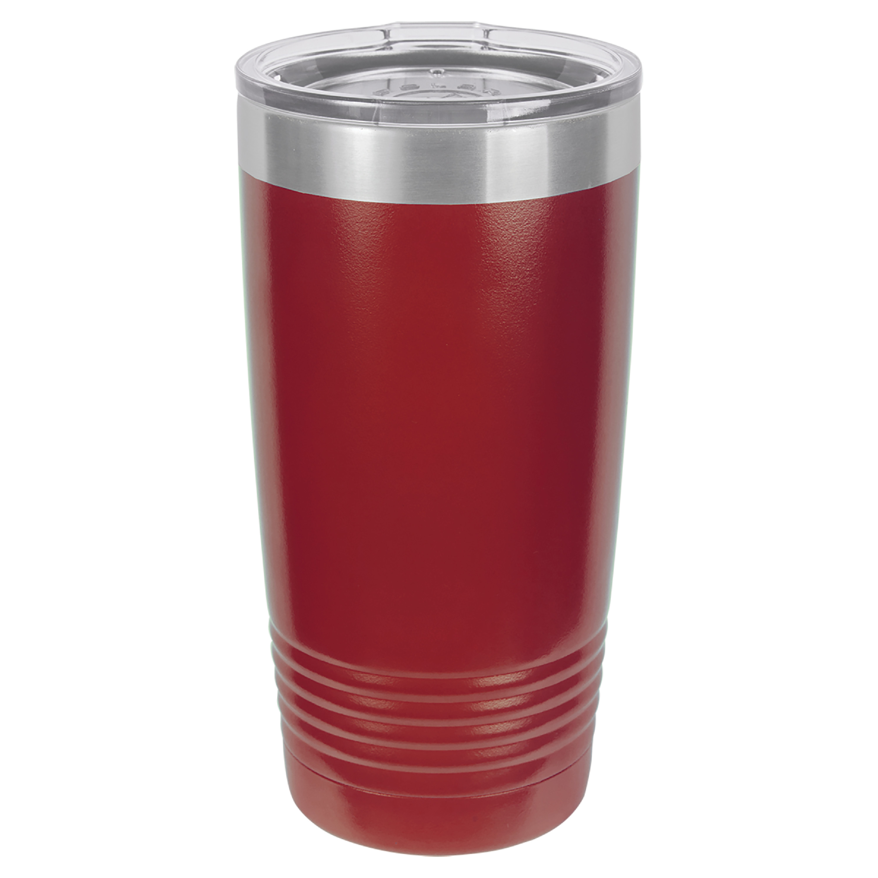 20 Ounce Stainless Steel Maroon Polar Camel Tumblers with Lid