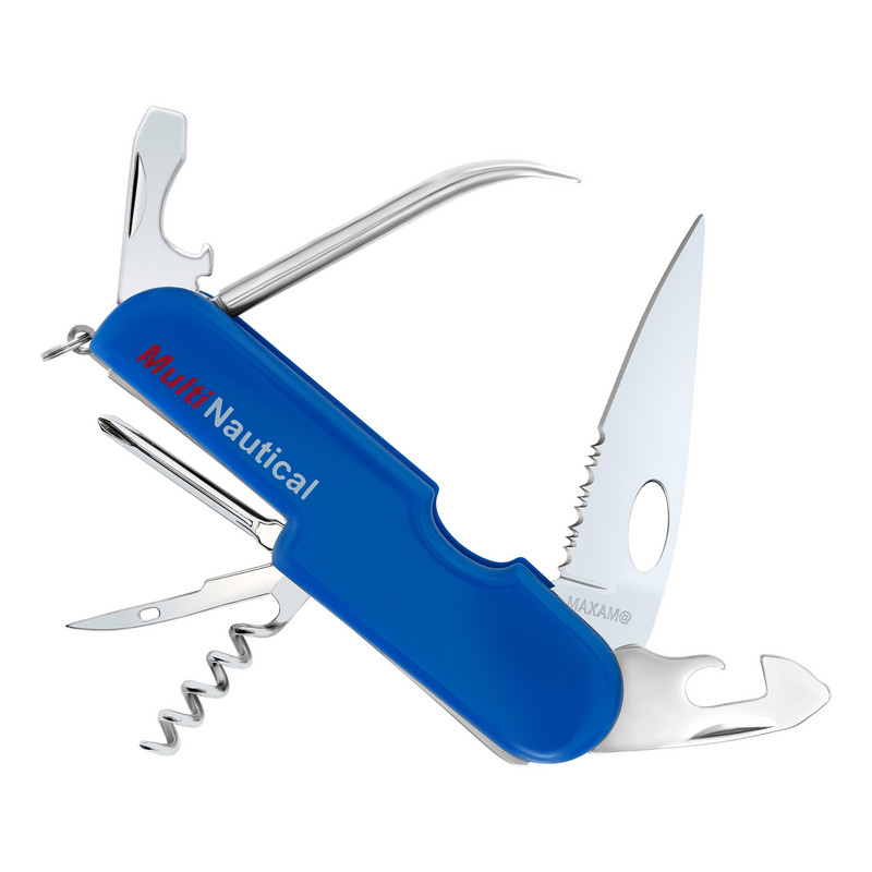 Stainless Steel Blades Multi-Function Knife with Blue Handle